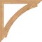 Ekena Millwork Thorton Traditional Smooth Bracket, Western Red Cedar, 3 1/2"W x 42"D x 42"H BKT04X42X42THR01SWR - alternate 3